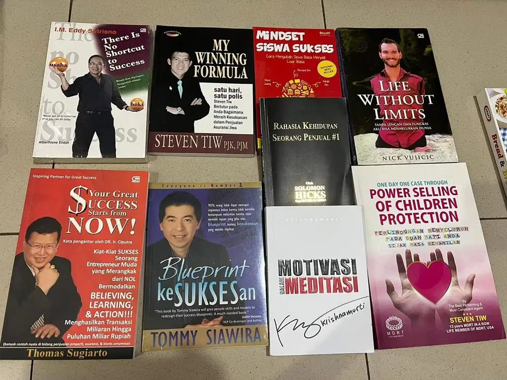 Buku Motivasi dan buku panduan lainnya