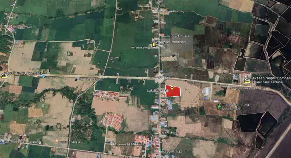 Dijual Tanah Jl.Yos Sudarso, Kec.Rumbia Kab.Bombana Sulawesi Tenggara