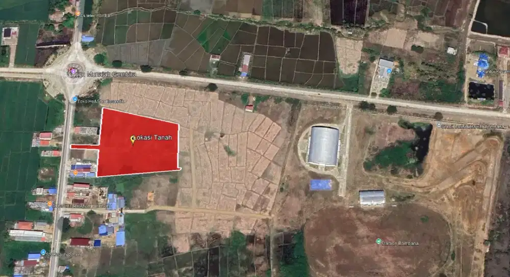 Dijual Tanah Jl.Yos Sudarso, Kec.Rumbia Kab.Bombana Sulawesi Tenggara