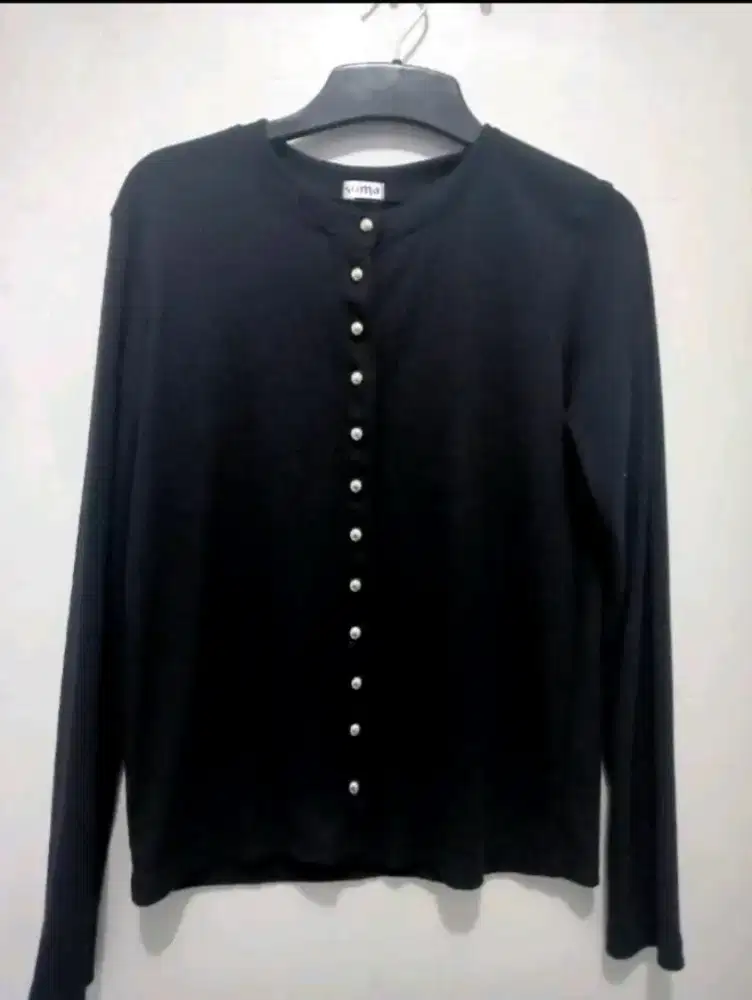 KAIA TOP atasan knit wanita lengan panjang