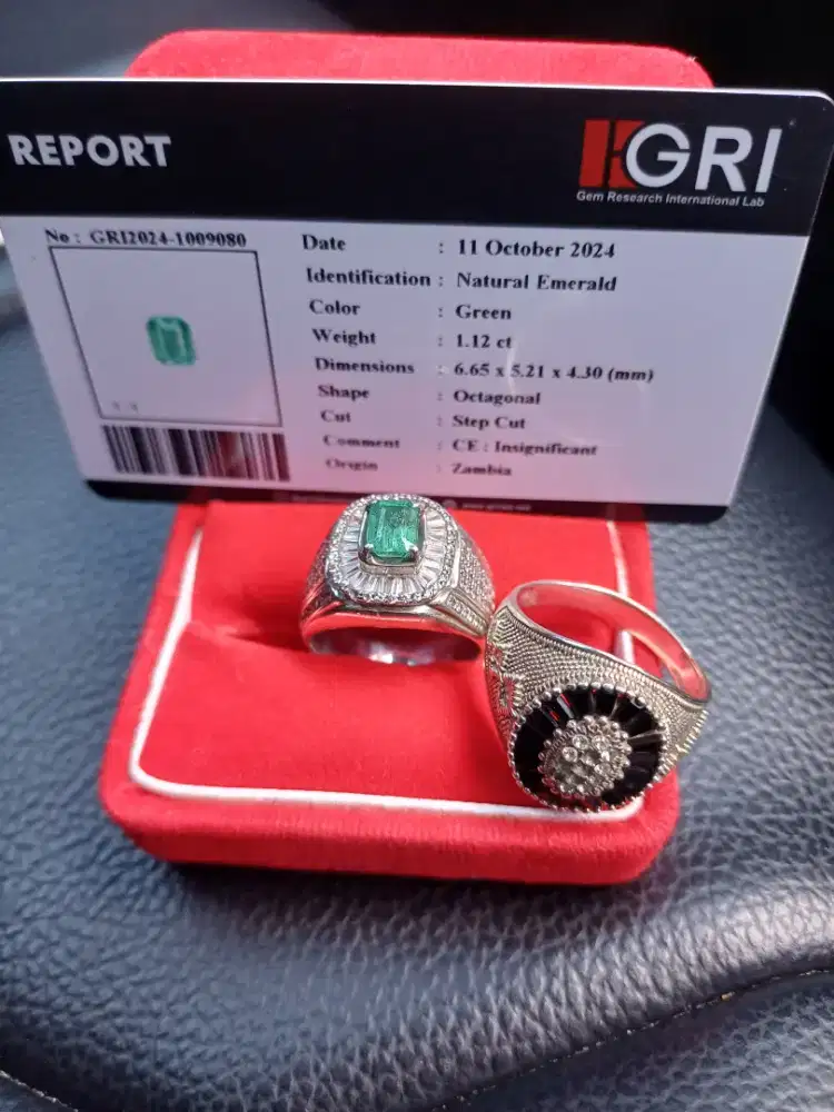 Jual permata jambrud asli besertifikat lab