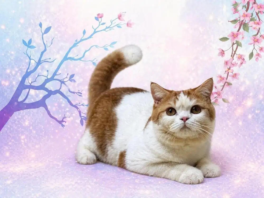 Kucing BSH Bicolour Red Jantan Ped WCF