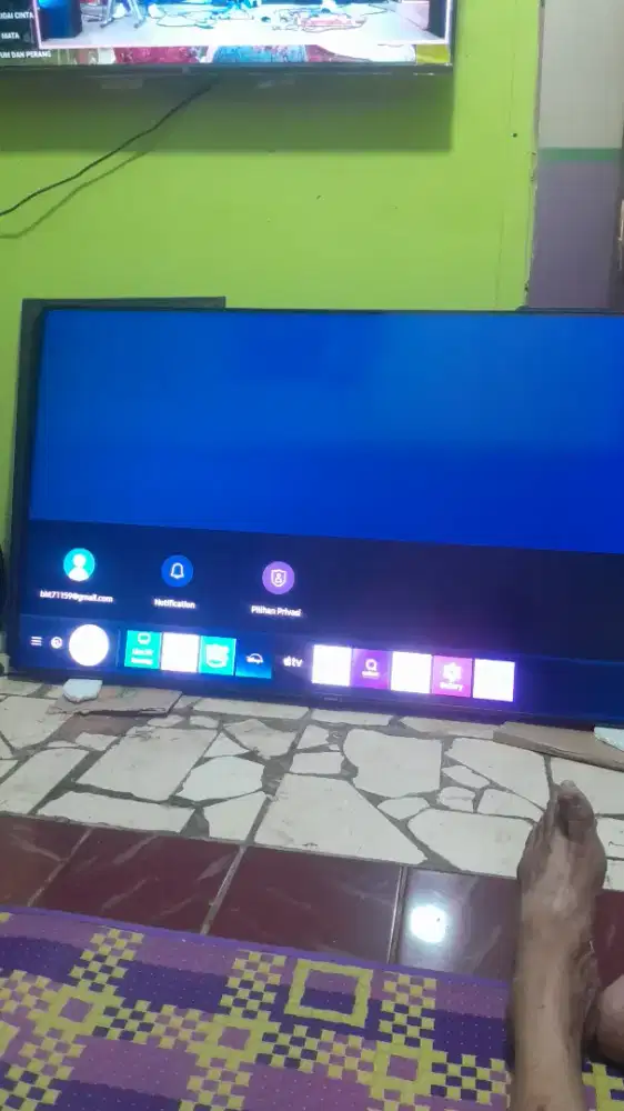 Audio jual tipi samsung 55in SMART mulus gambar bagus normal jaya