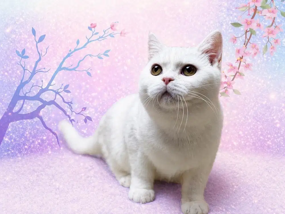 Kucing BSH Jantan White WCF