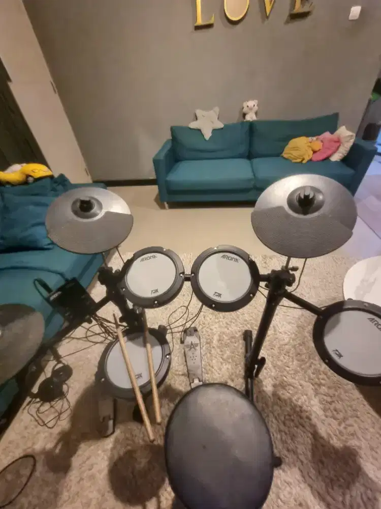 Aroma TDX 18 Drum Elektrik Fullset Mulus Normal 100% Siap Pakai