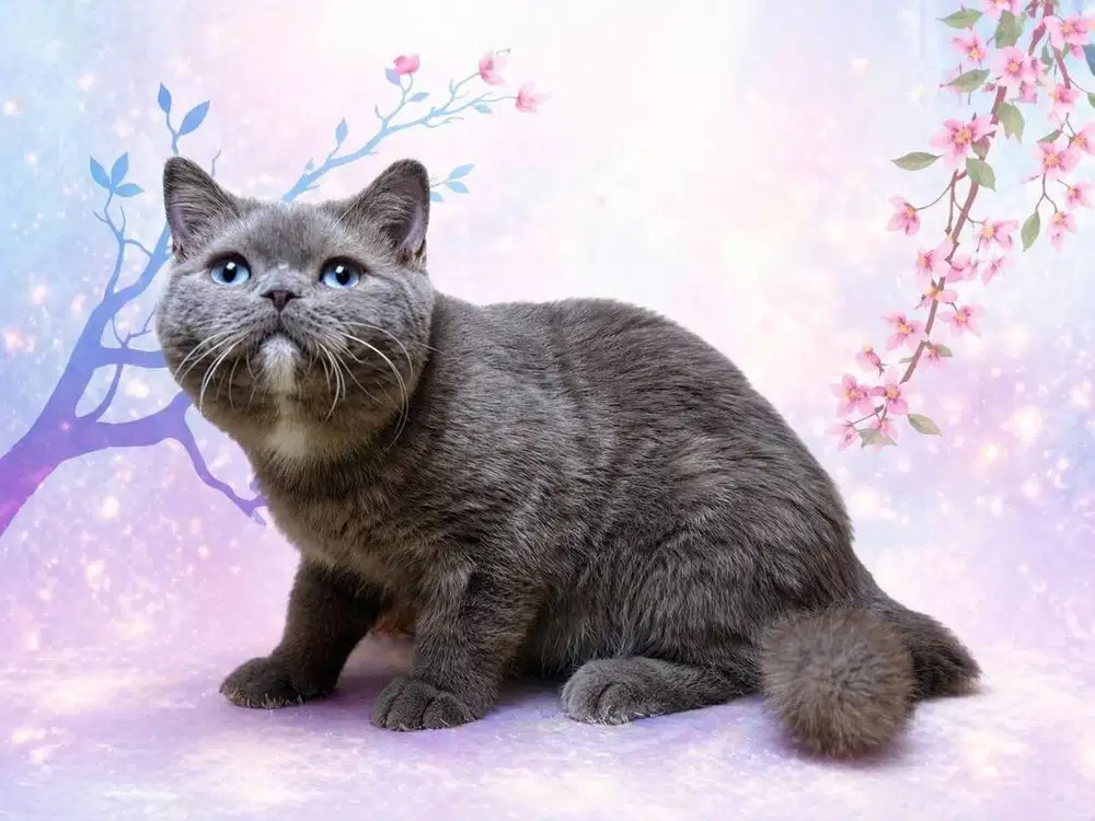 Kucing BSH Lilac Jantan Blue Eyes TICA