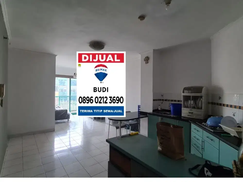 Dijual Apartemen Cempaka Mas Kemayoran Dekat Kelapa Gading Lantai 12 2+1 KT LB 74 M2