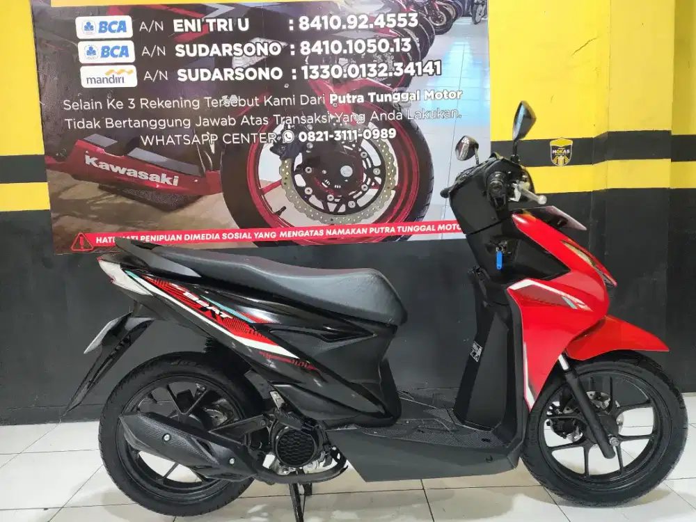 Beat Sporty Cbs 2025,Hitam Merah,bikin bergaerah