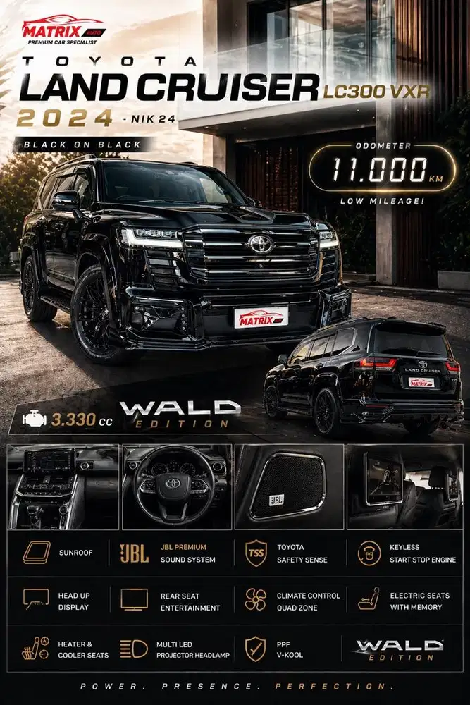 TOYOTA LAND CRUISER VXR300 2024! LC300 VXR ! Landcruiser Wald edition!