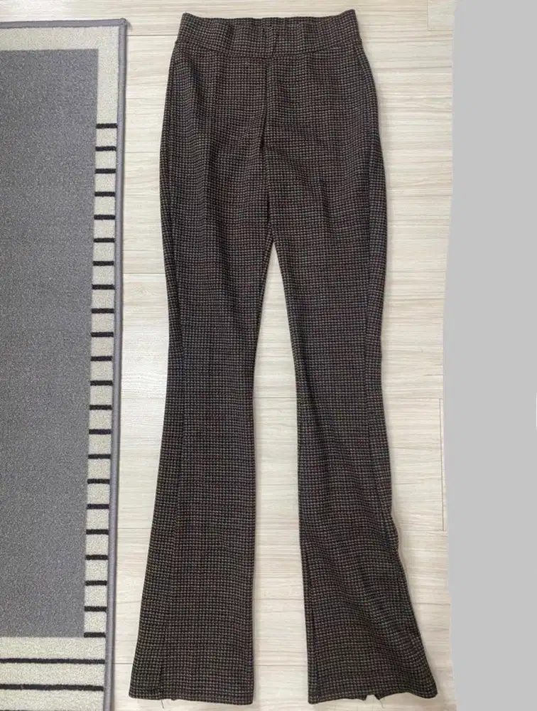 Zara flare pants with zipper