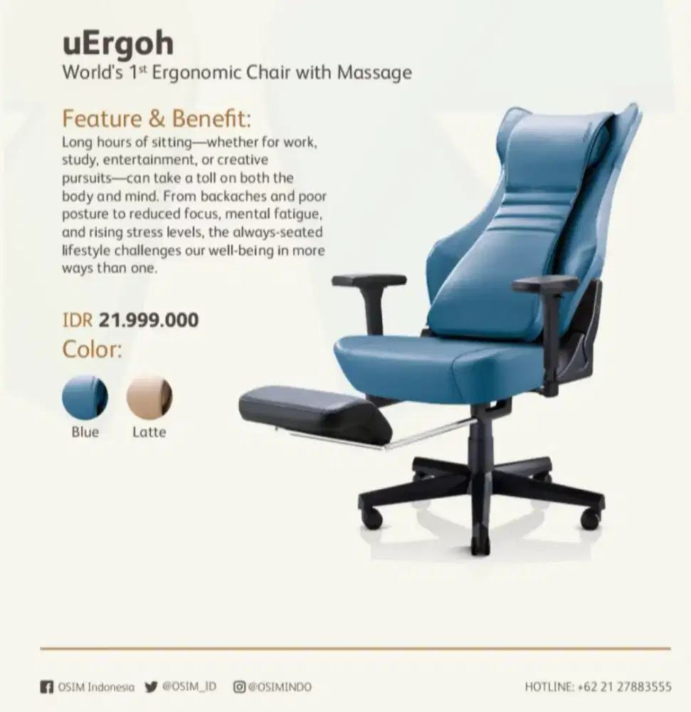 OSIM uErgoh (Office chair/Gaming Chair)