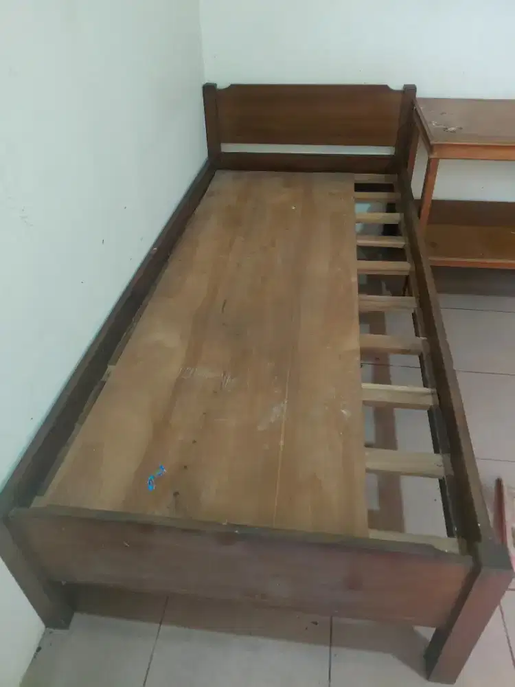 Dipan Kayu Jati Asli