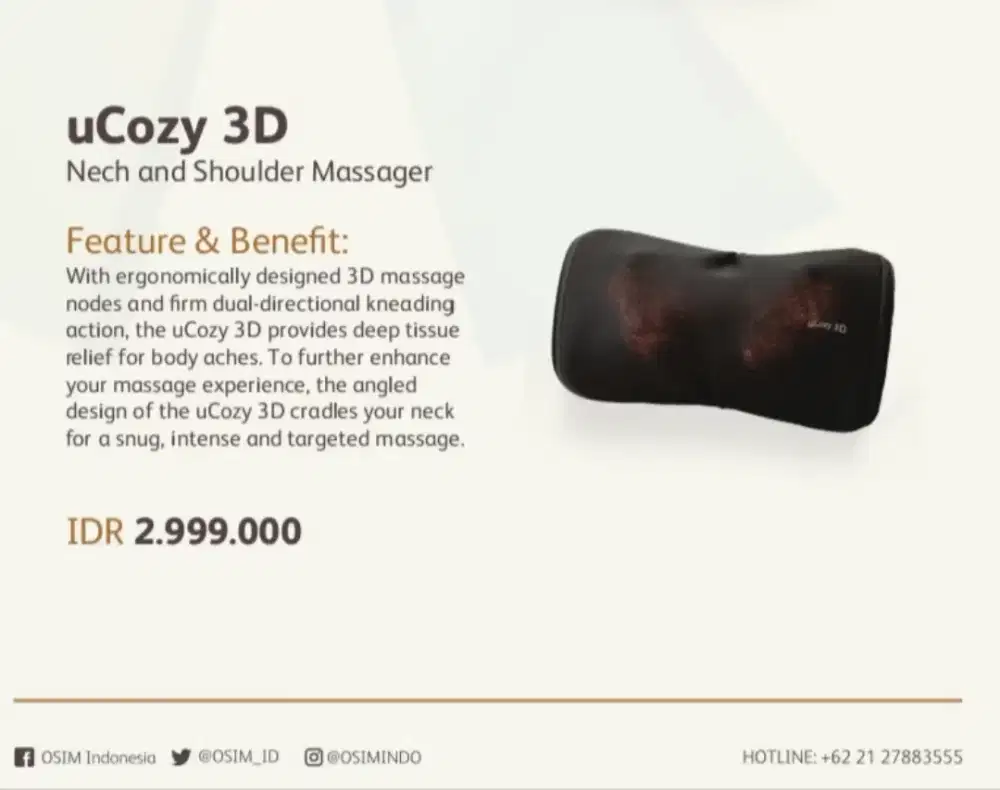 OSIM uCozy 3D Black