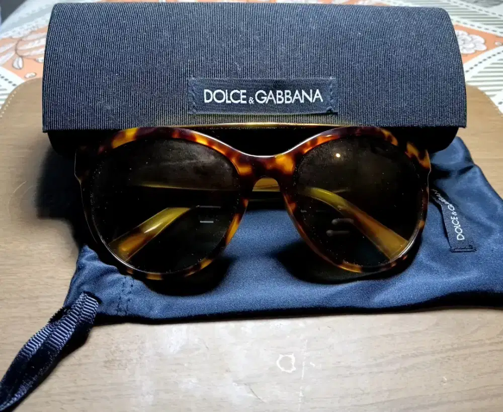 Kacamata original dolce & gabbana leopard