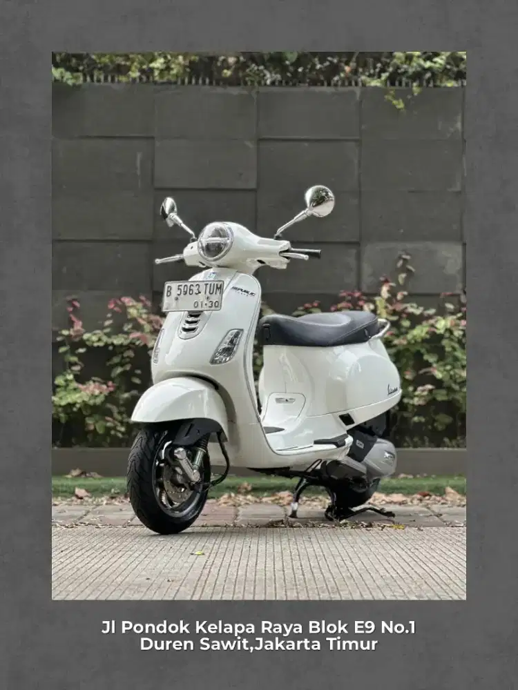 DIJUAL VESPA LX 125 IGET FACELIFT TAHUN 2024 PERFECT CONDITION