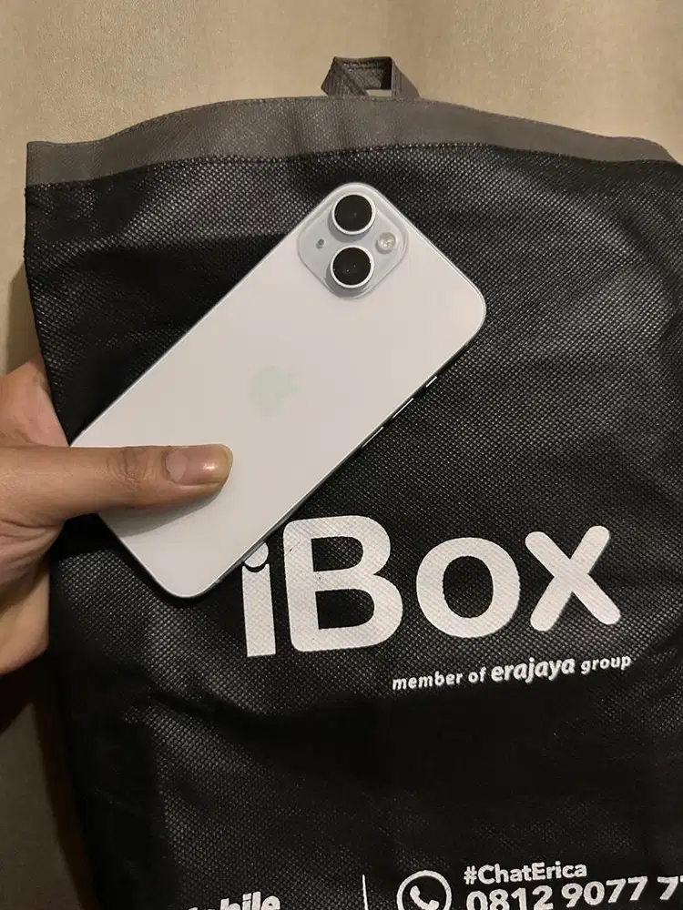 Iphone 15 128gb ex ibox garansi aktif