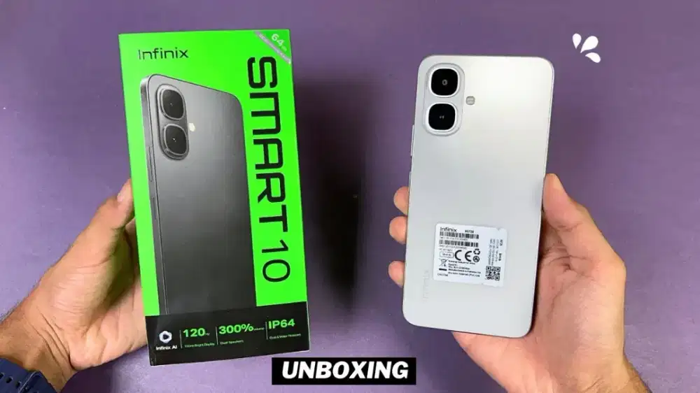 INFINIX SMART RAM 8/128GB UNBOXING
ORIGINAL GARANSI RESMI INDONESIA