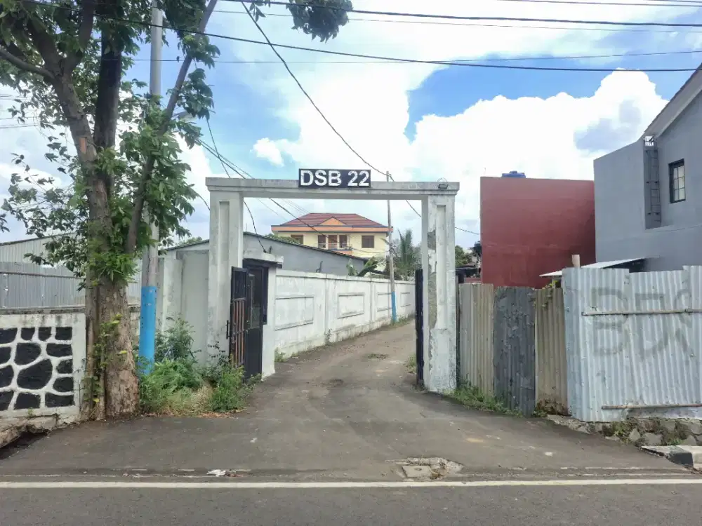 Tanah kavling siap bangun pinggir jalan pondok kopi duren sawit