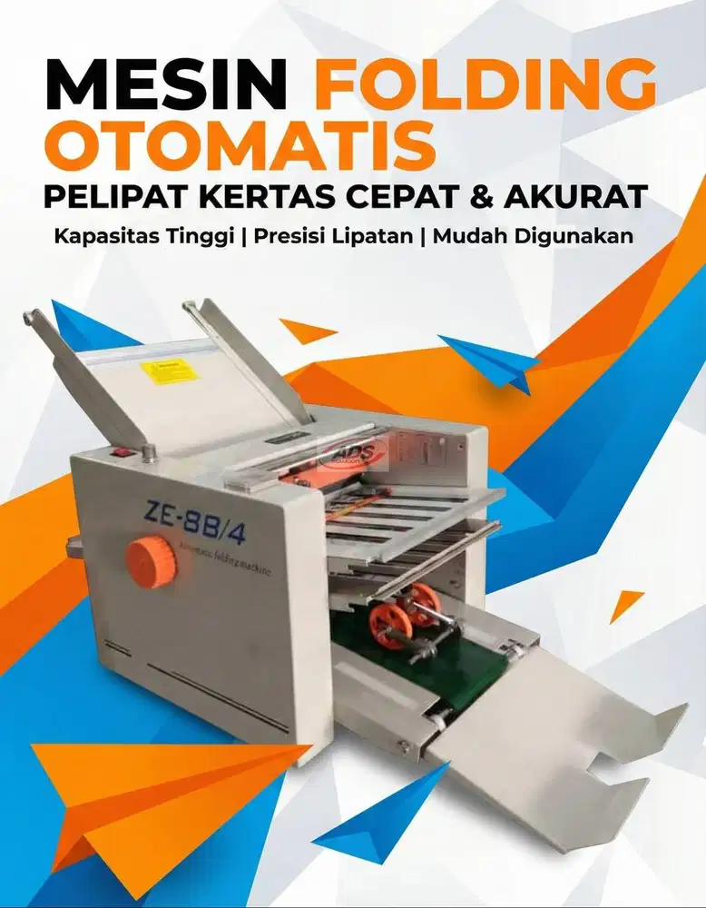 MESIN FOLDING PELIPAT KERTAS OTOMATIS PALING SIMPLE DAN PRAKTIS