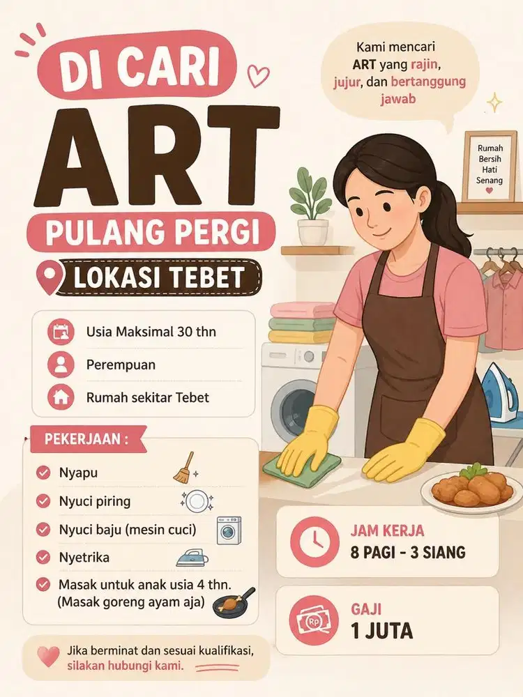 Di cari ART daerah Tebet