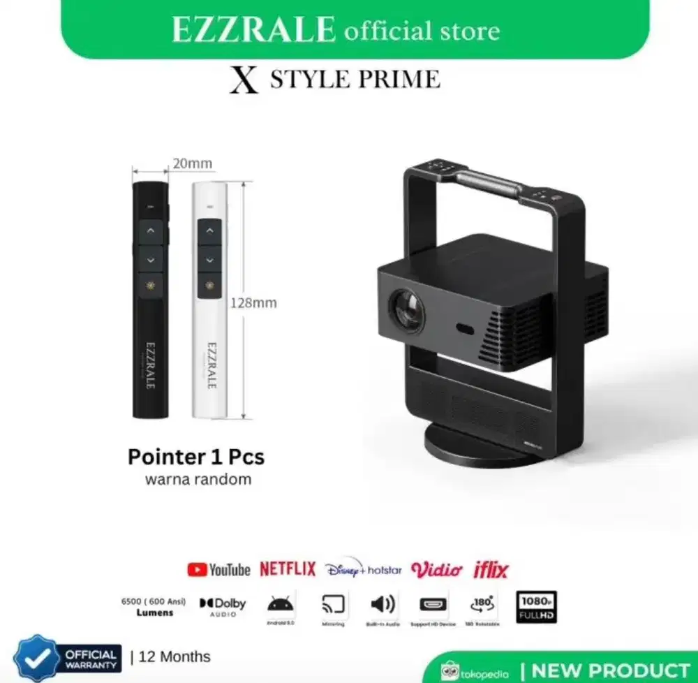 Jual Projector full HD Dolby atmos