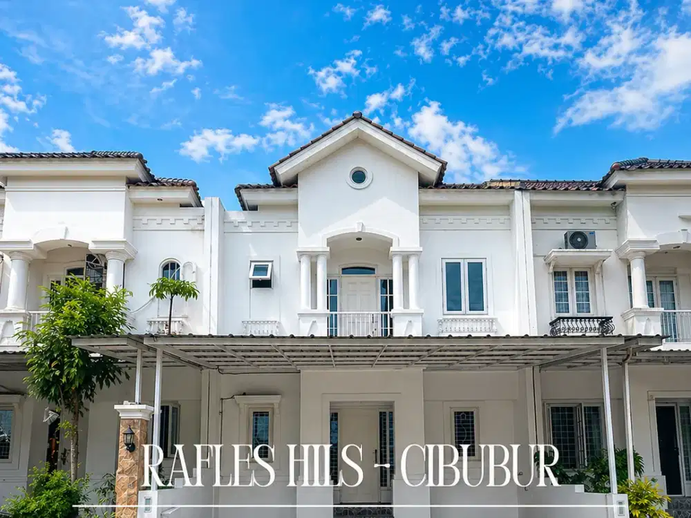 dijual rumah di rafles hils Cibubur