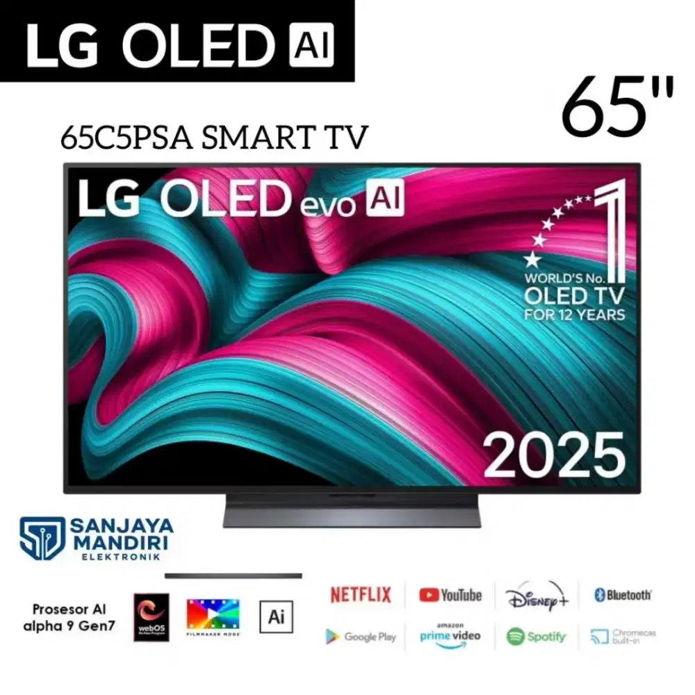 LG OLED 65C5 EVO Smart TV UHD 4K HDR Dolby Atmos HDMI 2.1 144 Hz