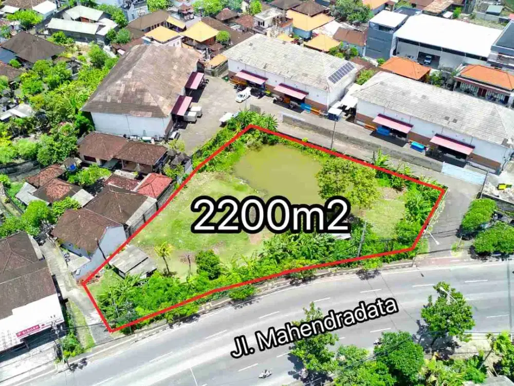 Lahan Komersial Super Strategis Mahendradatta Denpasar Barat