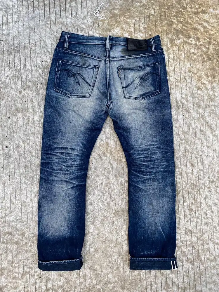 Selvedge denim bluestates 16.5oz indigo x black