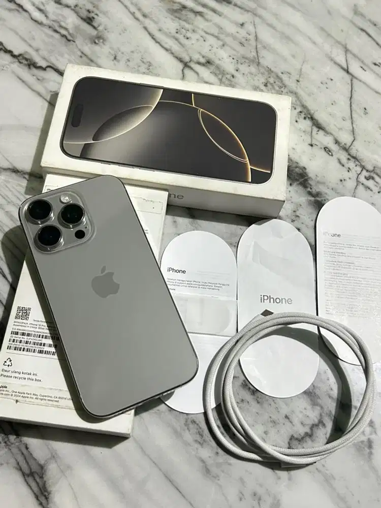 iPhone 16 Pro 128GB iBox Natural Garansi ON