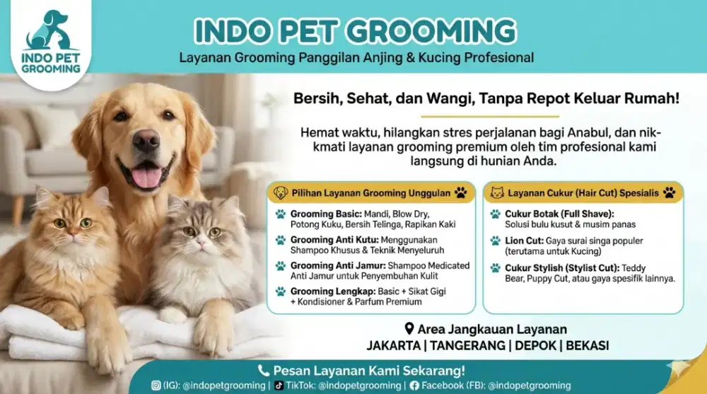 GROOMING PANGGILAN CAT&DOG DEPOK