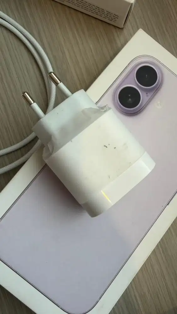 Iphone 17 IBOX Lavender 256 CC 15  Like new Fullset Nota Eraspace