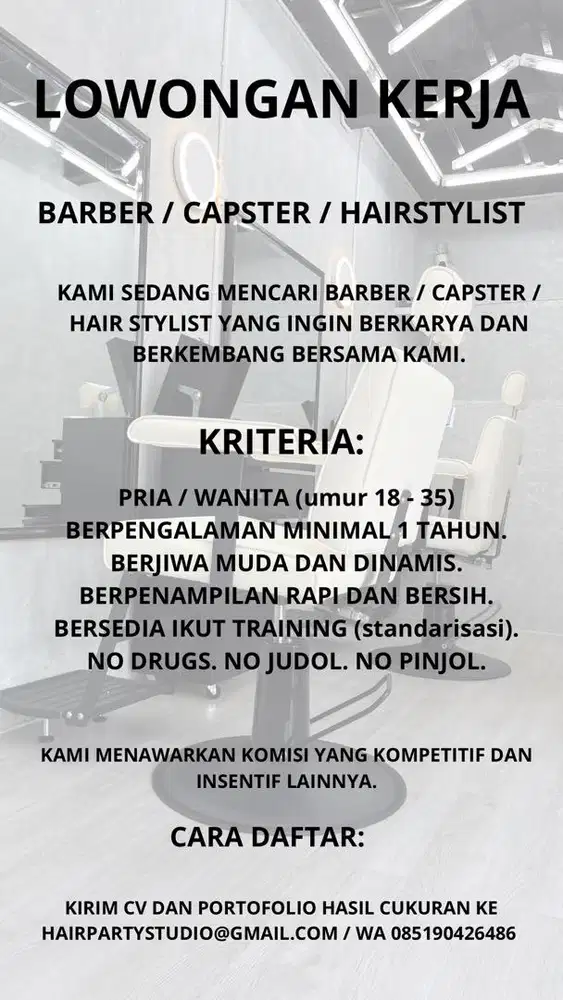 barber capster hairstylist