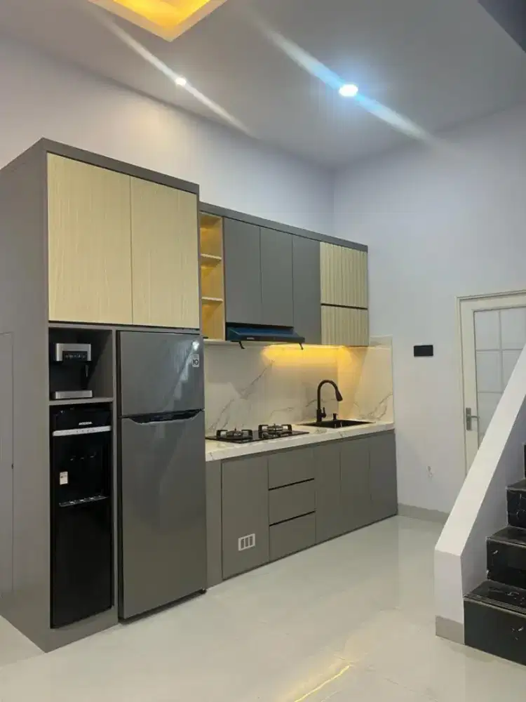 Kitchen set, kamar set, lemari, backdrop tv, isi rumah, isi kantor.