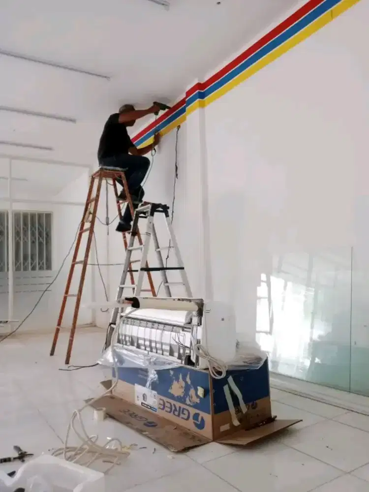 Terima service AC, cuci AC, isi freon AC, bongkar pasang AC, dll