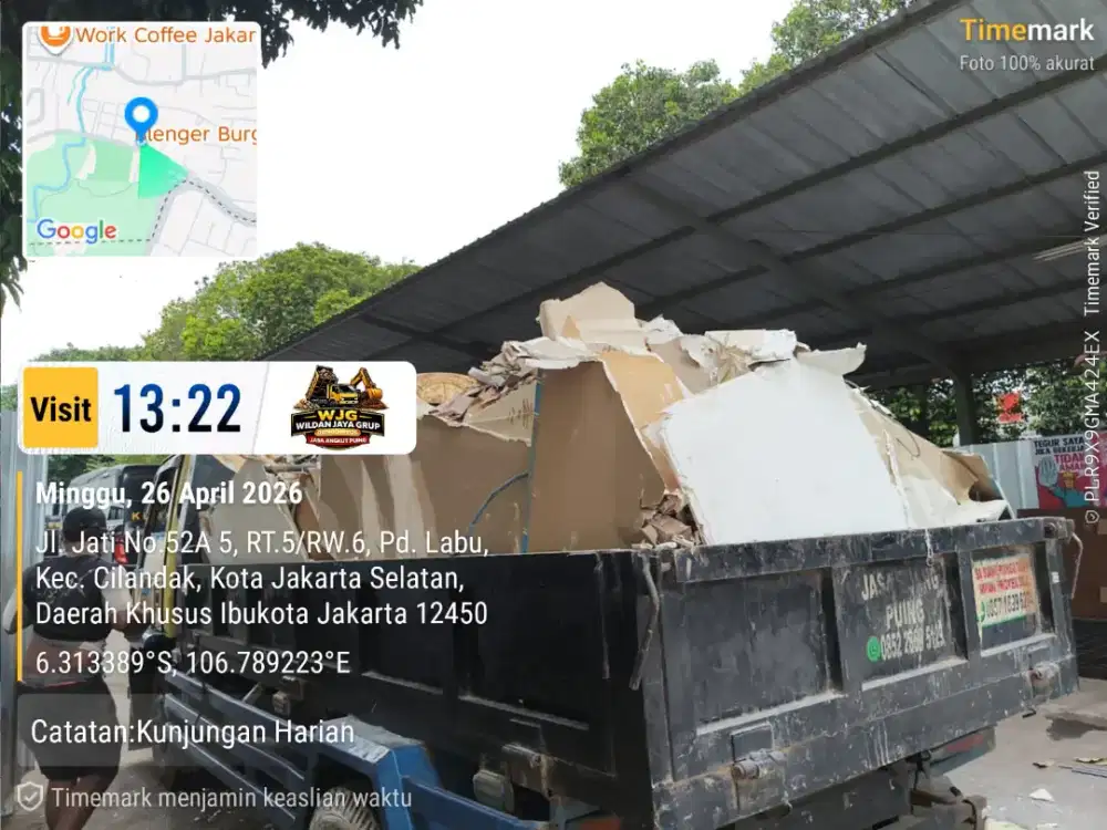 Jasa buang puing dan angkut sampah