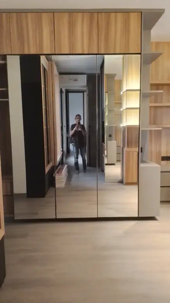 Tukang kayu HPL kitchen set furniture custom