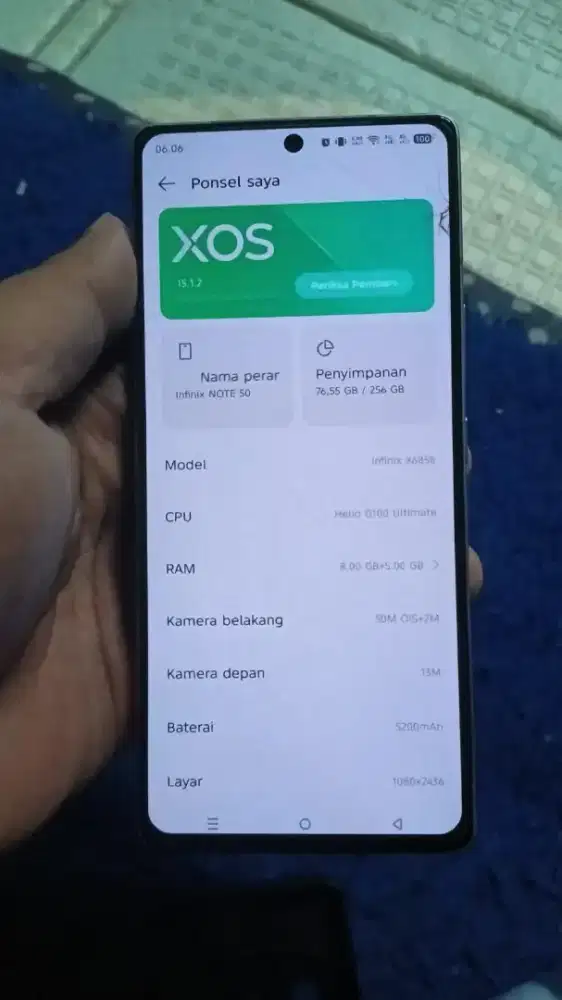 Infinix note 50 8/256