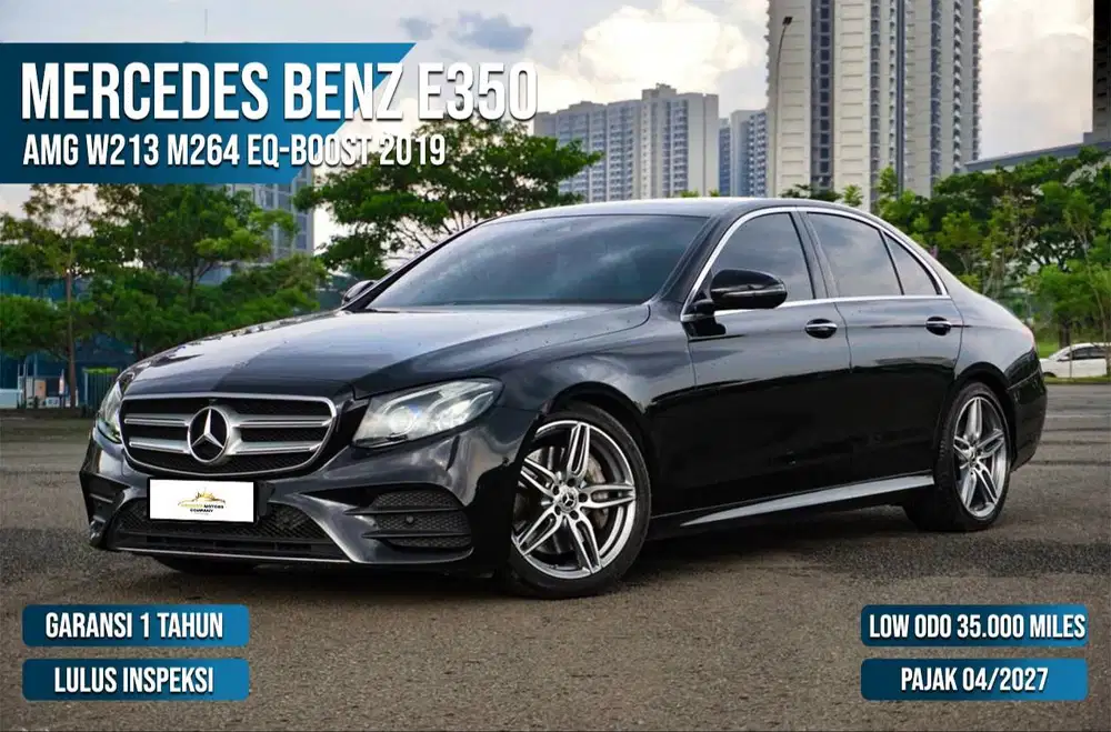 Good Deals - Mercedes Benz E350  AMG W213 M264 EQ-Boost 2019