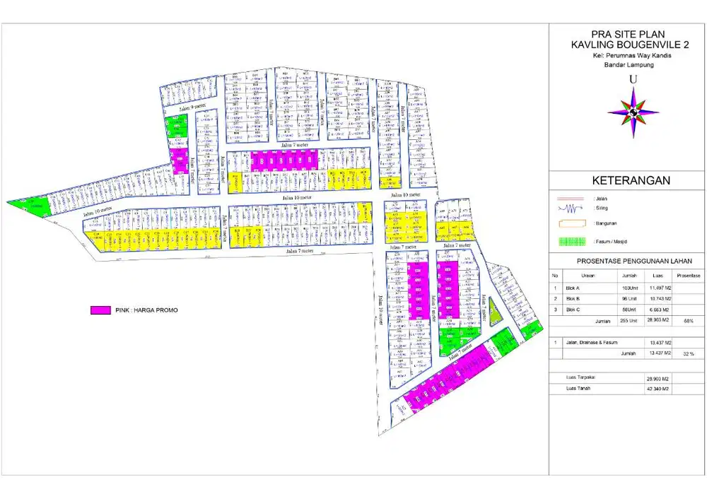 KAVLING WAYKANDIS DIDALAM KOMPLEK PERUMAHAN DIJUAL MURAH