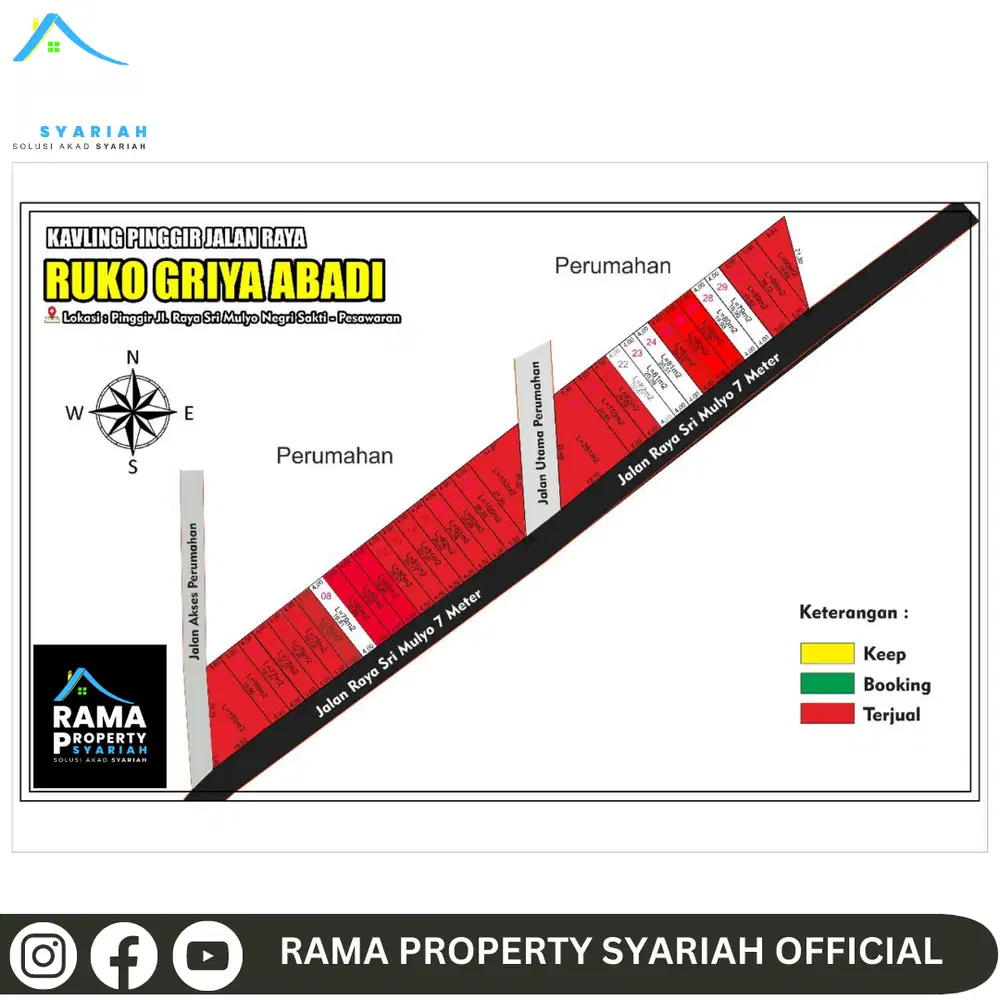 KAVLING RUKO NEDRI SAKTI NATAR DP MURAH