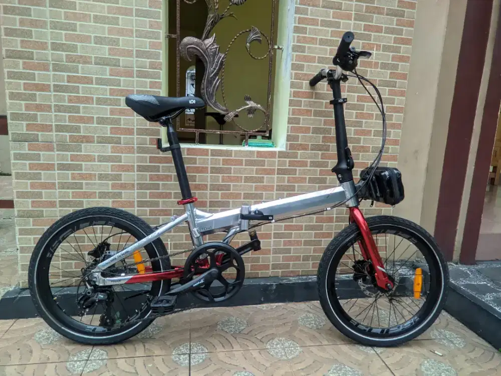 sepeda lipat element police Texas bike to work rem hidrolik