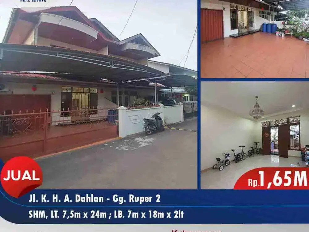 Rumah 2 lantai tengah kota