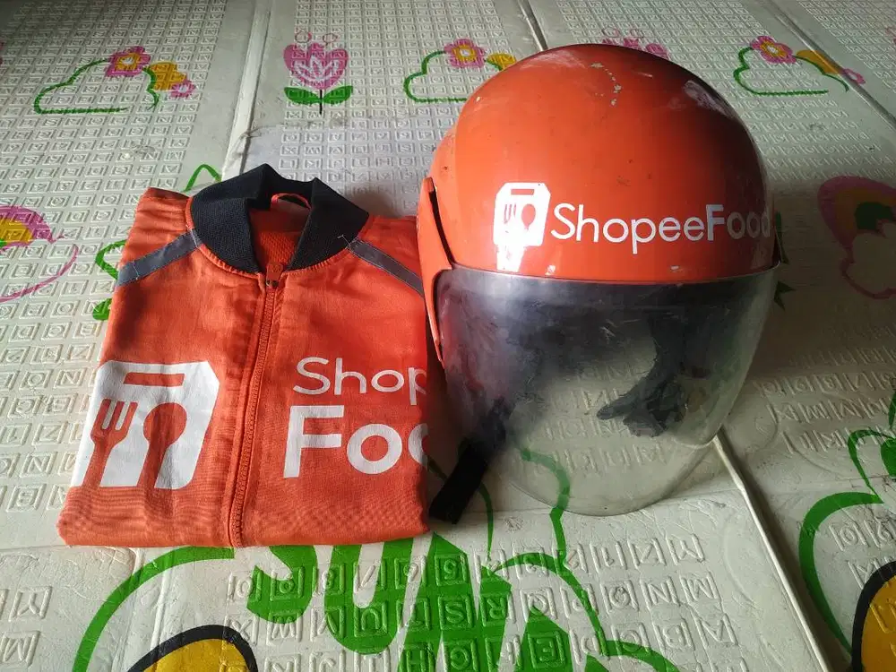 Jaket & Helm Shopeefood second