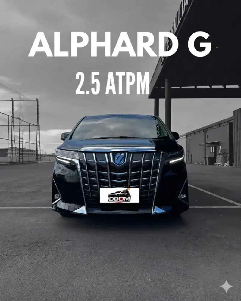 Toyota alphard G 2.5 ATPM 2022