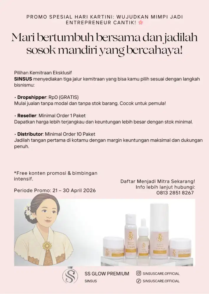 Bisnis Skincare Premium Cuma Modal 50rb - Bisa Tanpa Stok!