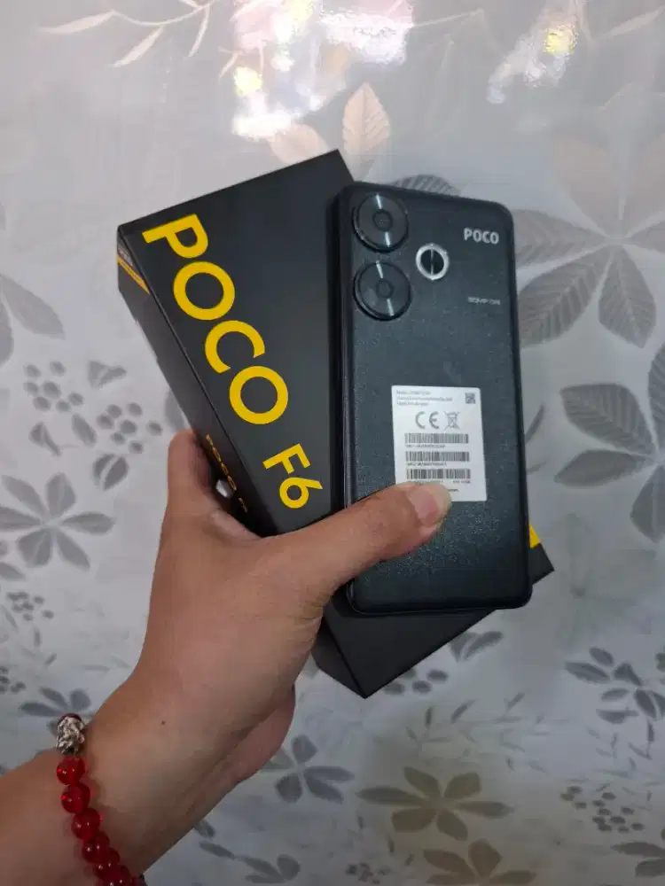 Poco f6 ram 12/512 fullset mulus original