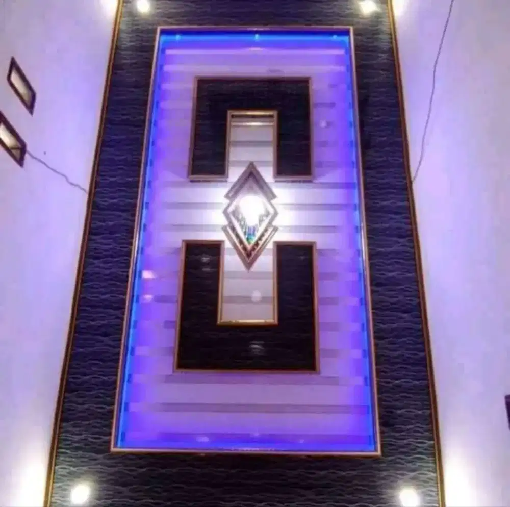 Plafon PVC dan atap baja ringan tanpa DP