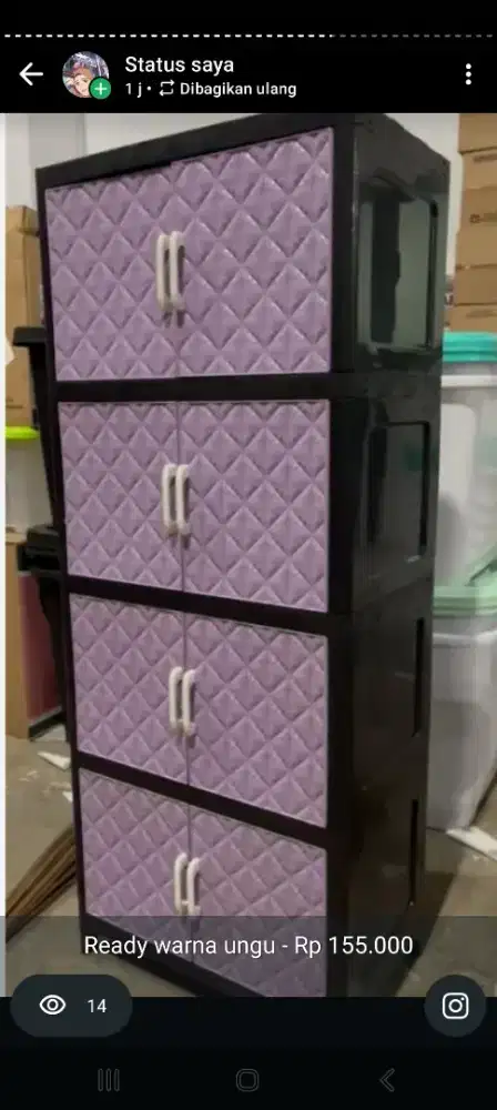 Lemari susun 4 Merk MAESTRO