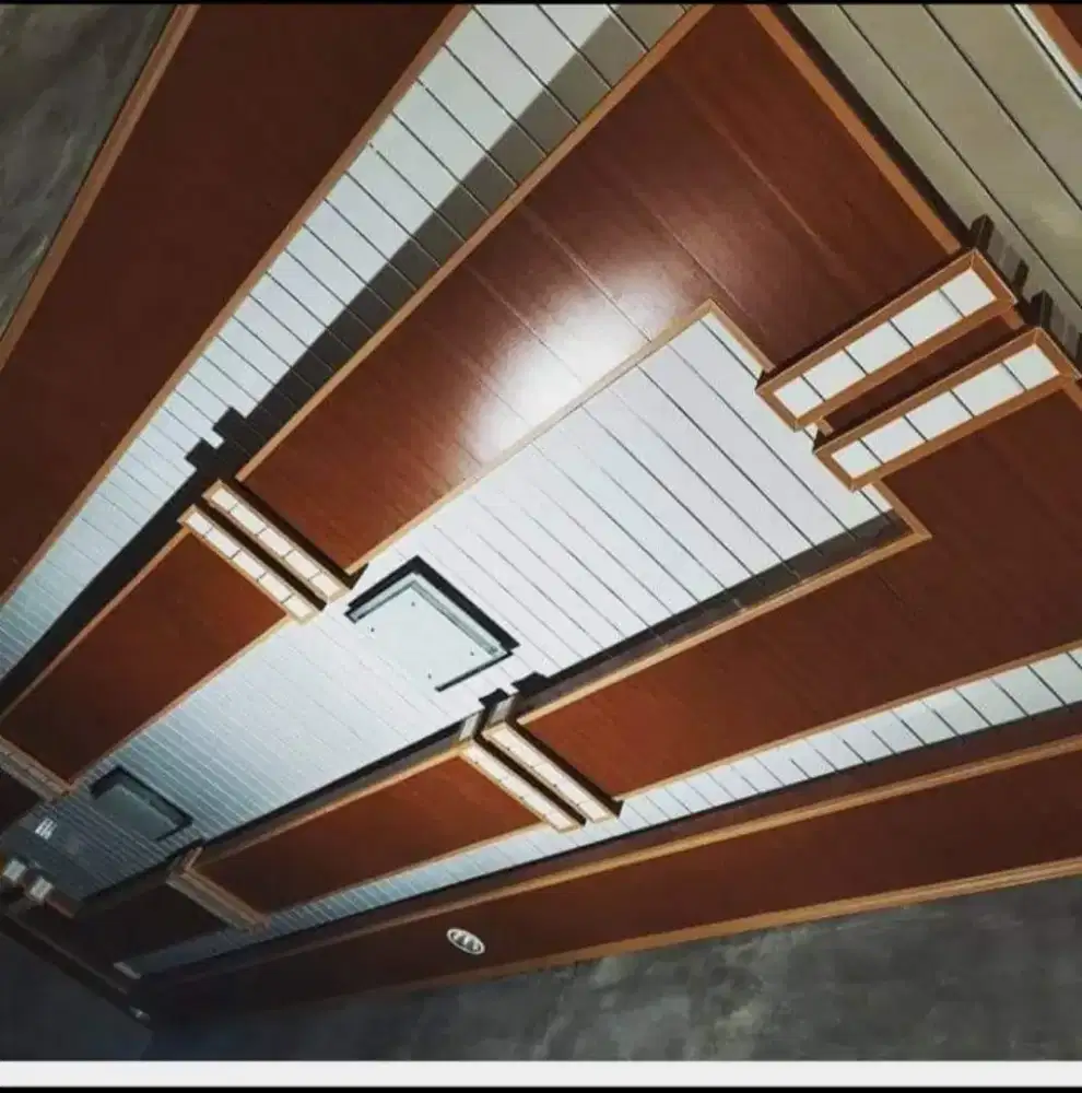 Plafon PTC dan atap baja ringan tanpa DP